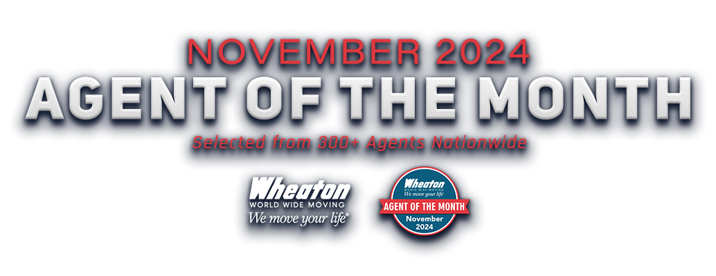 November 2024 Wheaton Agent of the Month selected out of 300+ Agents Nation Wide